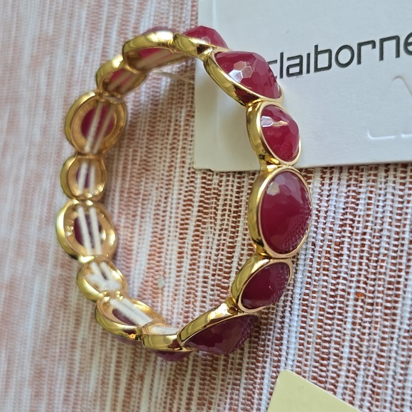 LIZ MONET MIXIT BRANDS WOMEN'S FASHION JEWELRY BUNDLE OF PINK STRETCH BRACELETS - Picture 5 of 6